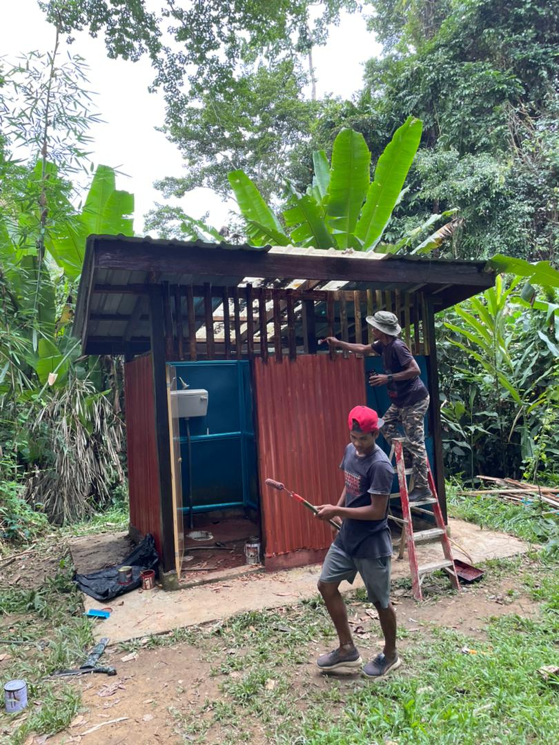 Toilet during renovation